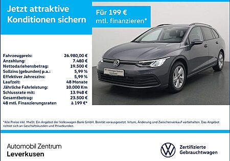 VW Golf Volkswagen VIII Variant 1.0 eTSI Life DSG NAVI AHK