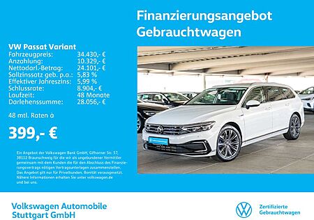 VW Passat Variant Volkswagen GTE 1.4 TSI DSG Navi Kamera AHK