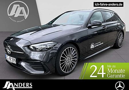 Mercedes-Benz C 220 d T +AMG+Pano+AHK+SHZ+KeyLess+PDC+Night