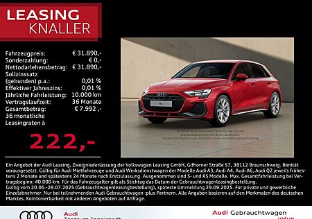 Audi A3 Sportback 35 TFSI S line LED NAVI ACC KAM 18"