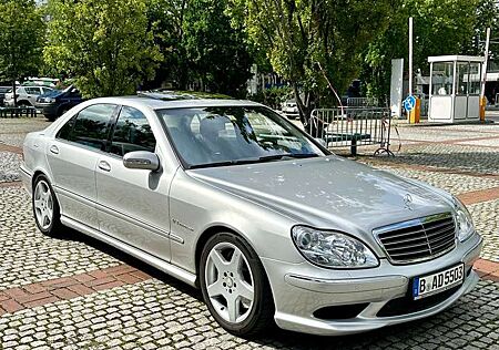 Mercedes-Benz S 55 AMG Deutsches fahrzeug blaues leder