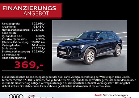 Audi Q3 45 TFSI e S tronic NAVI virtual 2xPDC SHZ 18"