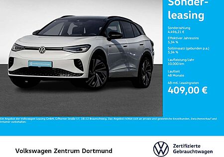 VW ID.4 Volkswagen GTX 4X4 WÄRMEPUMPE PANO AHK 360CAM ACC LM21