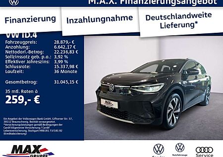 VW ID.4 Volkswagen PRO PERFORMANCE IQ.LIGHT NAV+PANO+AR-HUD+WP