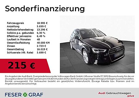 Audi A3 2.0 TDI LED/Navi/Leder/AHK/17 Zoll
