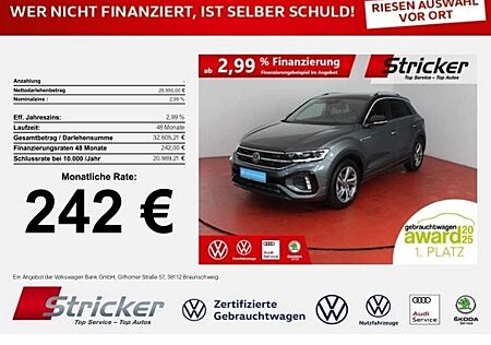 VW T-Roc Volkswagen R-Line 1.5 TSI DSG 242,-ohne Anzahlung Navi AHK K