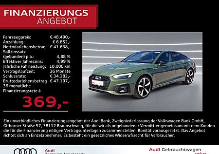 Audi S5 Sportback TDI qu LASER Pano B&O Optik-schwarz
