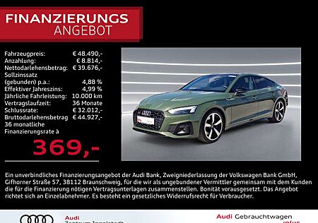Audi S5 Sportback TDI qu LASER Pano B&O Optik-schwarz