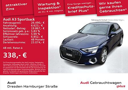 Audi A3 40 TFSI e Advanced Matrix Navi
