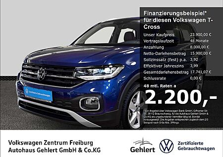 VW T-Cross Volkswagen Style 1.0 TSI Navi LED ACC Kamera Totwinkelassiste