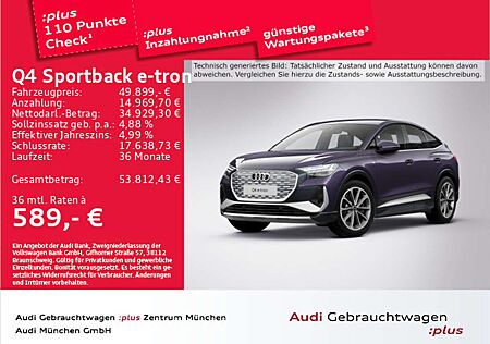 Audi Q4 e-tron 45 qu. S line Wärmep./Matrix
