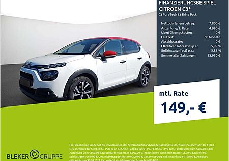Citroën C3 Citroen PureTech 83 Shine Pack