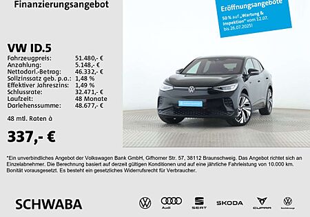 VW ID.5 Volkswagen GTX 84 kW/h Wärmep.*DCC*PANO*AHK*ACC*8-fach