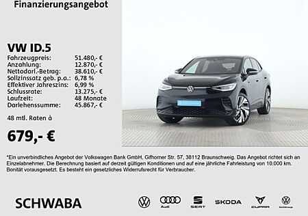 VW ID.5 Volkswagen GTX 84 kW/h Wärmep.*DCC*PANO*AHK*ACC*8-fach