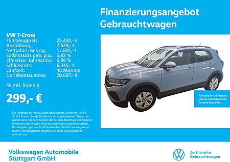 VW T-Cross Volkswagen 1.0 TSI DSG 85kW
