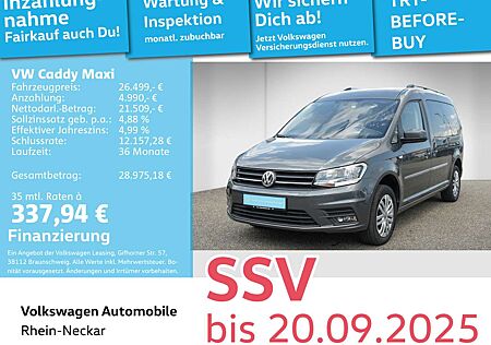 VW Caddy Volkswagen 1.4 TSI DSG Trendline 7-Sitzer Navi P