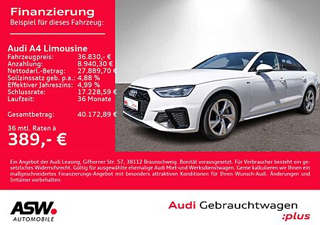 Audi A4 S line 40TDI quattr Navi LED HUD VC