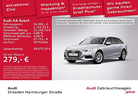 Audi A4 40 TDI Advanced LED Navi AHZV S tronic