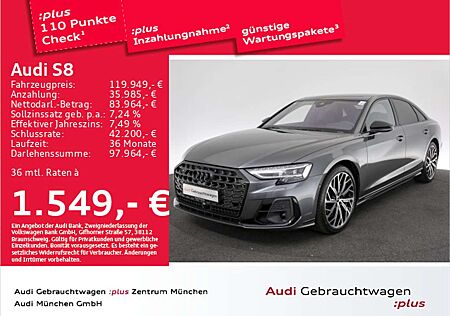 Audi S8 TFSI tiptr. Pano/B&O/AHK/HuD/HD-Matrix/Virtua