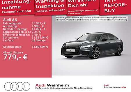 Audi A6 Lim 45 TFSI Black S-Line Matrix LED Pano uvm