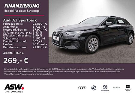 Audi A3 40TFSI e Stronic Navi LED GRA SHZ
