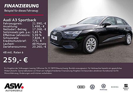 Audi A3 40TFSI e Stronic Navi LED GRA SHZ