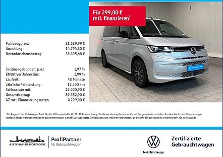 VW T7 Multivan Volkswagen Life 2.0 TDI DSG PANO STNDHZG IQ.LIGHT