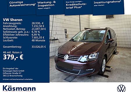 VW Sharan Volkswagen Comfortline 2.0TDI 4M AHK PANO NAVI KAM