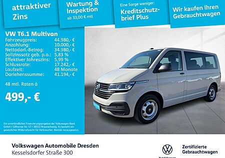 VW T6 Volkswagen .1 Multivan Trendline Navi AHZV Standhzg. LED