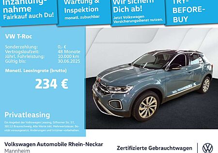 VW T-Roc Volkswagen 1.5 TSI Style DSG Navi AHK LED uvm