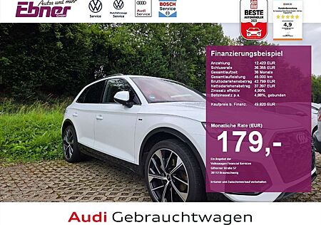 Audi Q5 S-LINE 40TDI LUFT+AHK+PANO+B&O+MATRIX+KAMERA+21 AL