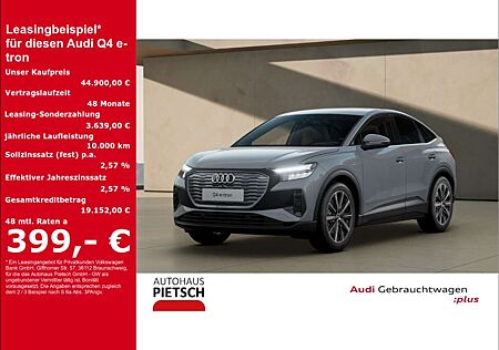 Audi Q4 e-tron Sportback 45 77 kW LED AHK Sportsitze