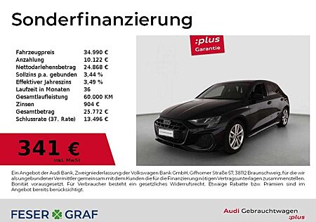 Audi A3 35 TFSI S-line Stronic,LED,Navi+,SONOS,HuD