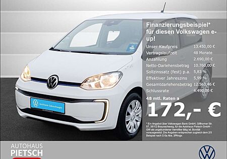 VW e-up! Volkswagen e-up! CCS Sitzhzg Kamera Tempomat PDC Bluetooth