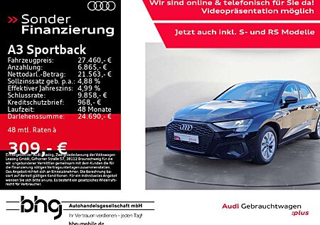 Audi A3 40 TFSIe S-tronic Navi Virtual Sitz