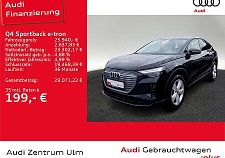Audi Q4 e-tron gebraucht kaufen Audi Q4 e-tron Q4 Sportback 35 e-tron LED PDC VIRTUAL DAB+