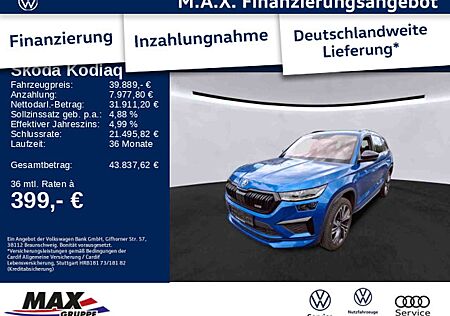 Skoda Kodiaq RS 2.0 TSI 4x4 LED+KAMERA+AHK+ALU 20"