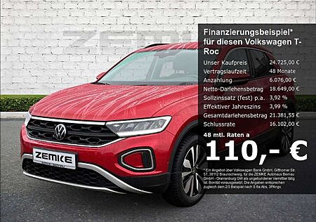 VW T-Roc Volkswagen 1.0 TSI 3,9% Move AHK-abnehmbar Navi digitales Coc