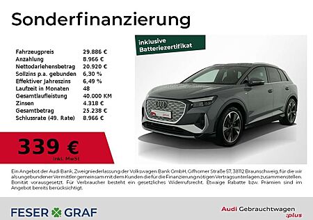 Audi Q4 e-tron 35 e-tron S Line Int Leder,LED,Sportsitze,