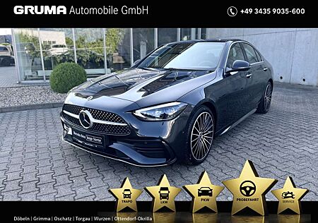 Mercedes-Benz C 300 d AMG+AHK+Distr+Burmester+KeyGo+HeadUp+19"