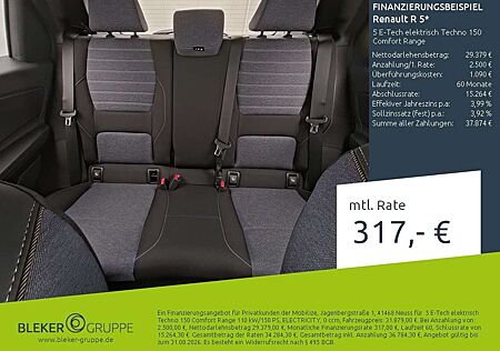 Renault R 5 5 E-Tech elektrisch Techno 150 Comfort Range