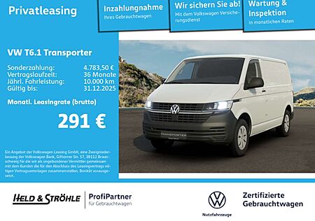 VW T6 Transporter Volkswagen T6.1 Transporter T6.1 Kasten 2.0TDI AHK PDC FLÜGEL KOMFORT 3000kg