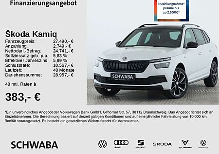 Skoda Kamiq Monte Carlo 1.5 TSI DSG *PANO*LED*NAV*18"*