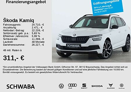 Skoda Kamiq Monte Carlo 1.5 TSI DSG *PANO*LED*NAV*18"*