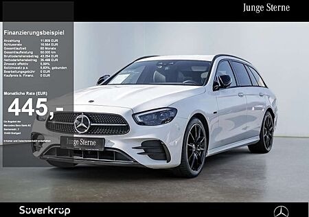 Mercedes-Benz E 220 T d , PREMIUM AMG NIGHT DISTR SPUR AHK