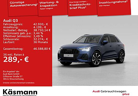 Audi Q3 S line 35TFSI LED AHK NAV SHZ VIRTUAL TWA ACC