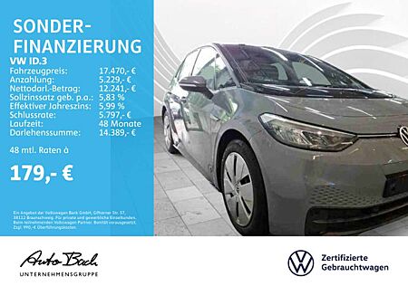 VW ID.3 Volkswagen Pure Performance City Automatik, Navi, LED,