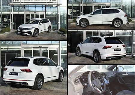 VW Tiguan Allspace Volkswagen R-Line 2.0TDI 4Motion 7Sitz AHK Stdhzg Park-& W...