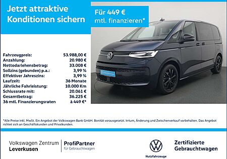VW T7 Multivan Volkswagen Life AHK HUD 7 SITZER PDC IQ LED