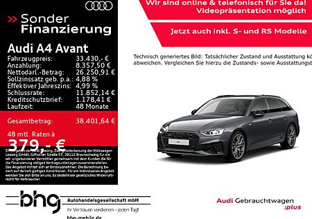 Audi A4 45 TFSI quattro S-Line B&O Standhzg Nav